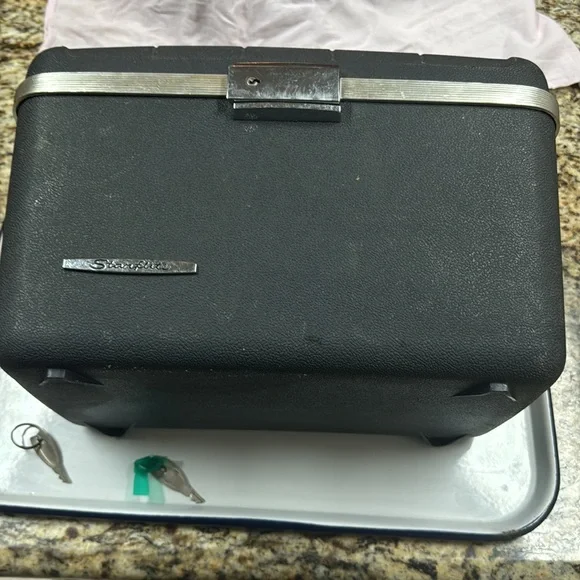 Starflite Train Case Luggage Gray Vintage - Picture 9 of 13